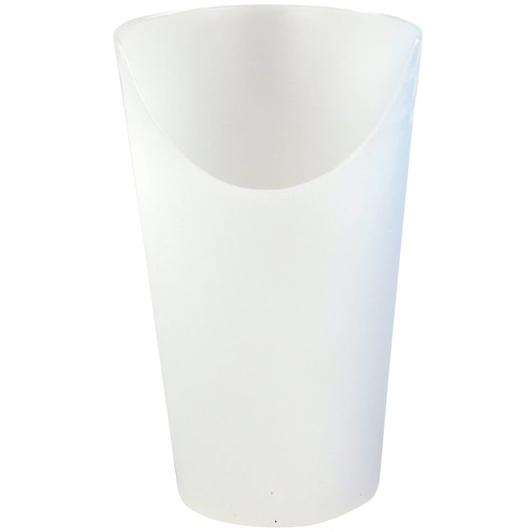 Trinkbecher mit Nasenausschnitt, weiß/transparent