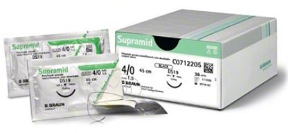 Supramid® Nahtmaterial, DS12, USP 5/0