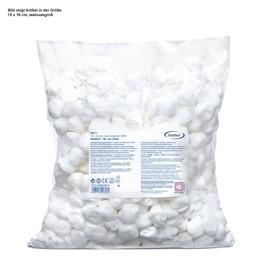 MaiMed Tupfer walnussgroß 15 x 16 cm