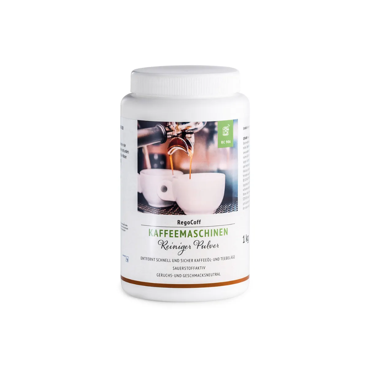 RegoCoff Kaffeemaschinenreiniger Pulver RC 906,  1kg Dose