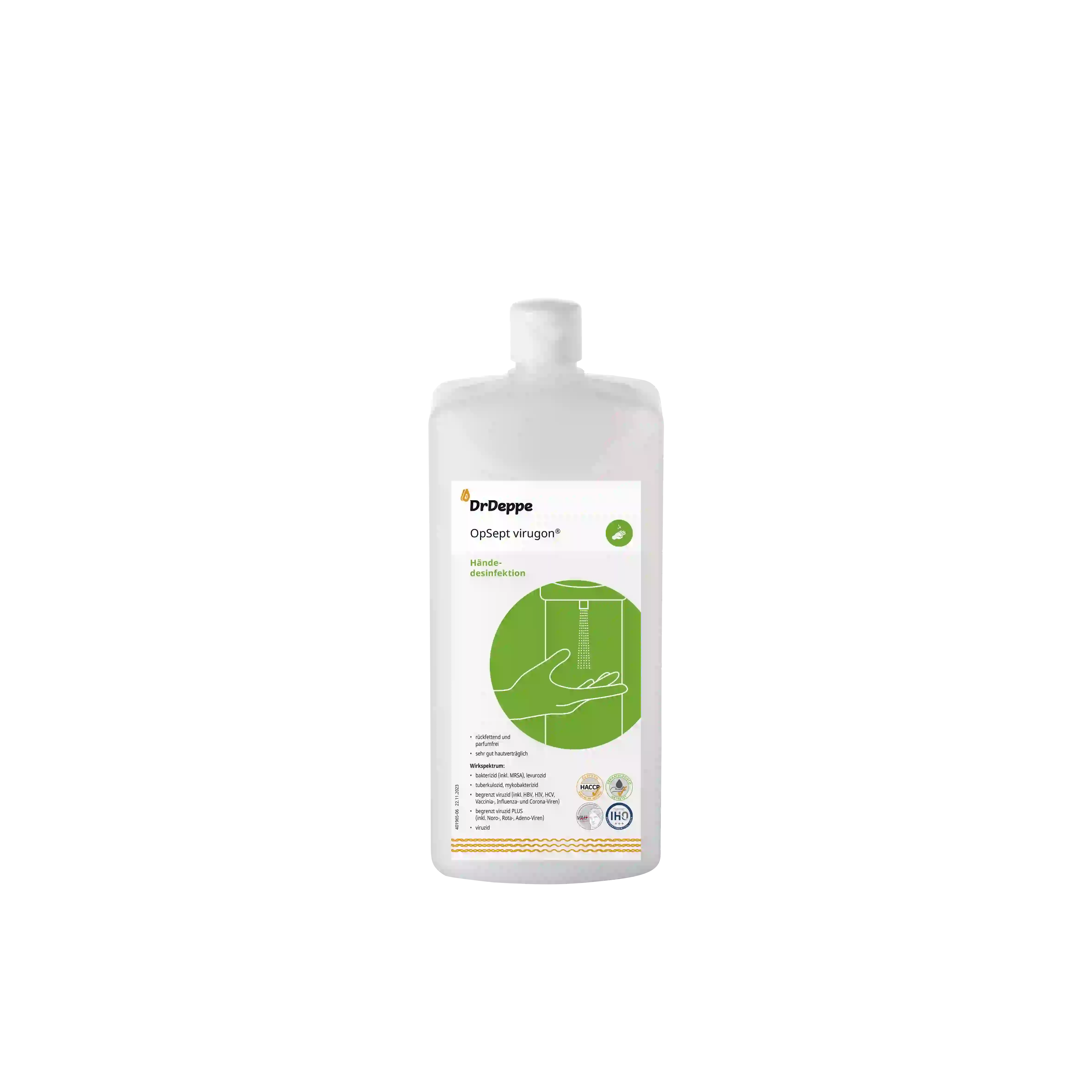 DrDeppe OPSept Virugon Händedesinfektion 1 L DrDeppe OPSept Virugon Händedesinfektion 1 L