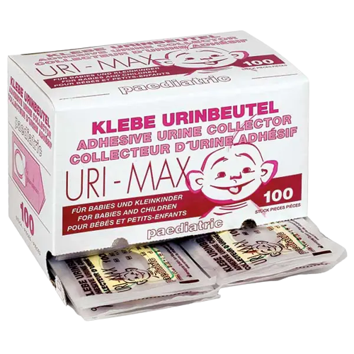 Urimax Kinder-Urinklebebeutel AP 10 steril f. Jungen + Mädchen