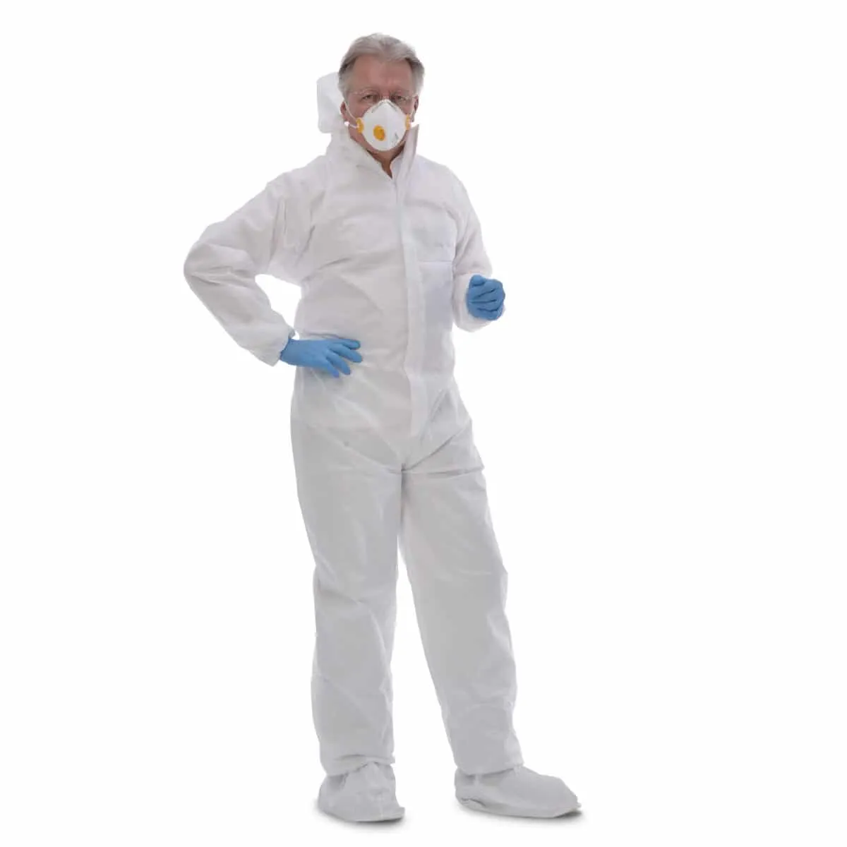 Overall Tritex® Standard, weiß Kat. III, Typ 5+6, Größe L