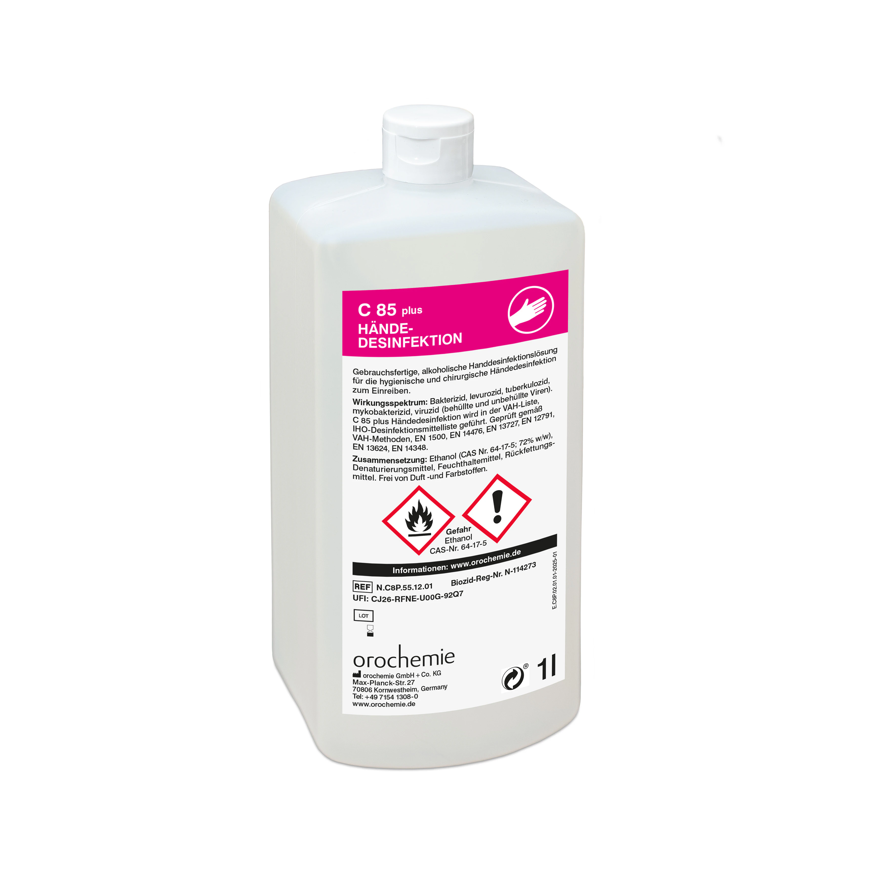 C 85 plus Händedesinfektion 1 l