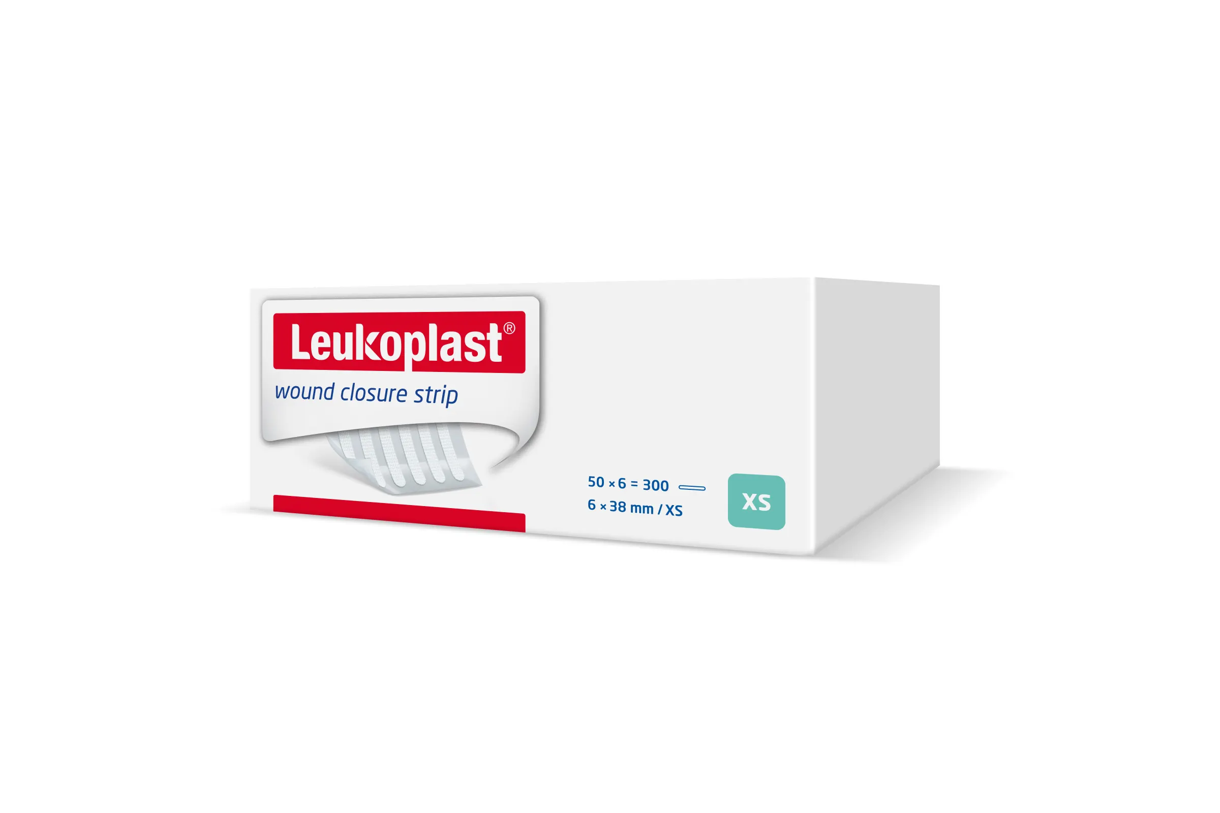 Leukoplast wound closure strip, 50 Peelbeuteln 38 mm x 6 mm