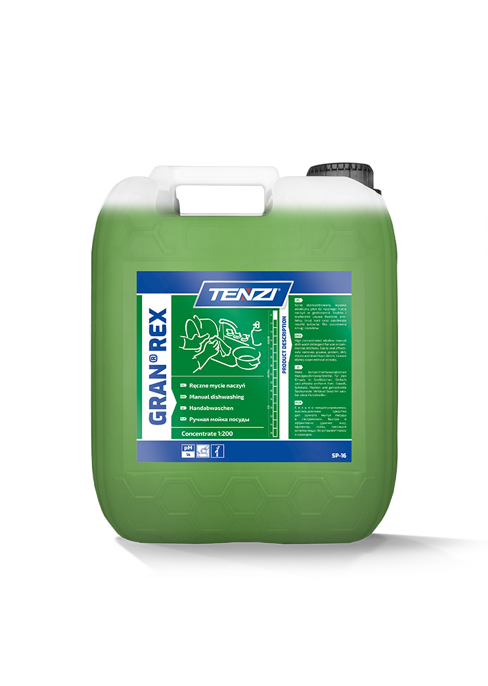 Tenzi Alkalisches Spülmittel Gran Rex 5 Liter