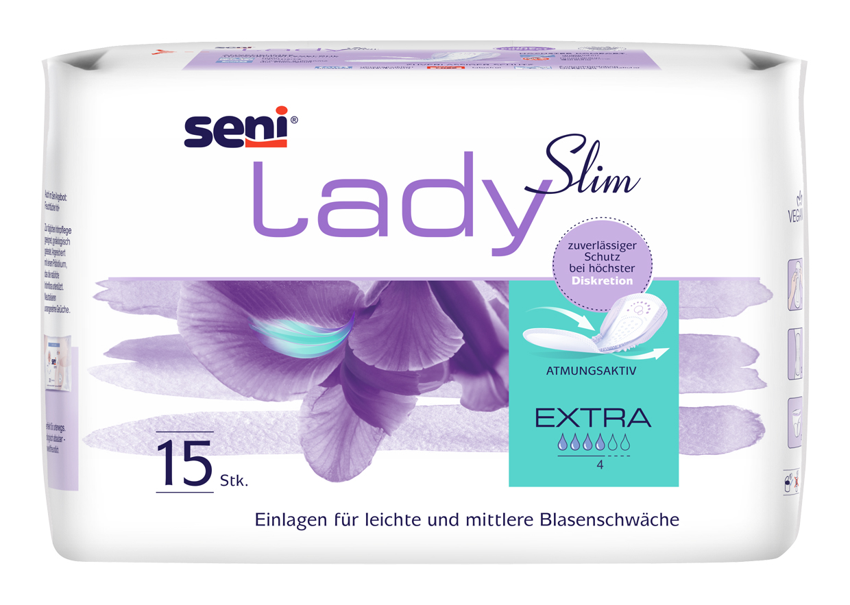 Seni Lady anatomische Inkontinenzeinlage Slim Extra für Frauen 20 Stück