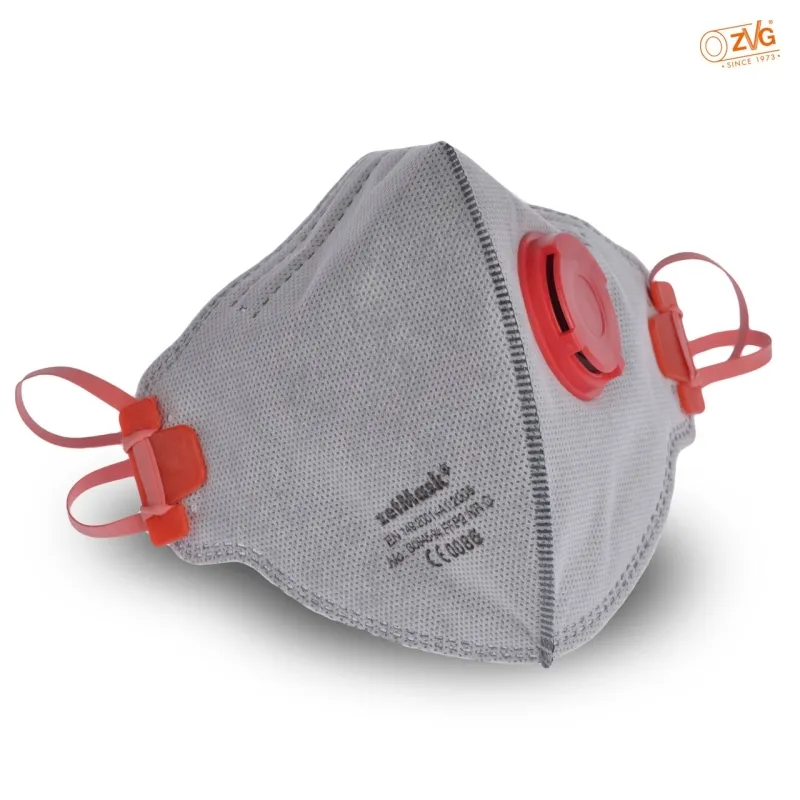 Feinstaubfiltermaske + Ventil u. Aktivkohlefilter FFP2 Feinstaubfiltermaske + Ventil u. Aktivkohlefilter FFP2