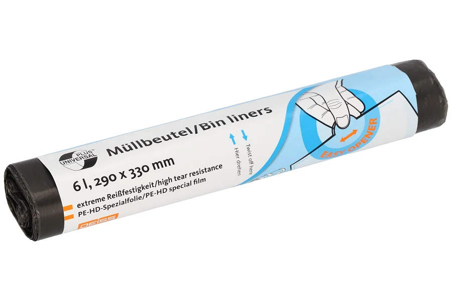 Deiss UNIVERSAL PLUS Müllbeutel aus HDPE 6 L Deiss UNIVERSAL PLUS Müllbeutel aus HDPE 6 L