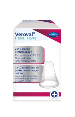 Veroval 2in1 Infrarot-Fieberthermometer Schutzkappenset