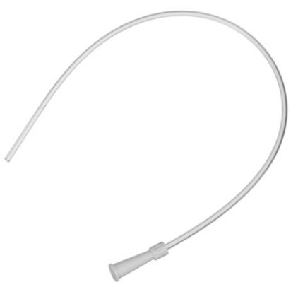 Einmal-Absaugkatheter Typ Standard mit gerader Spitze, Ansatz weiß, Länge 52 cm