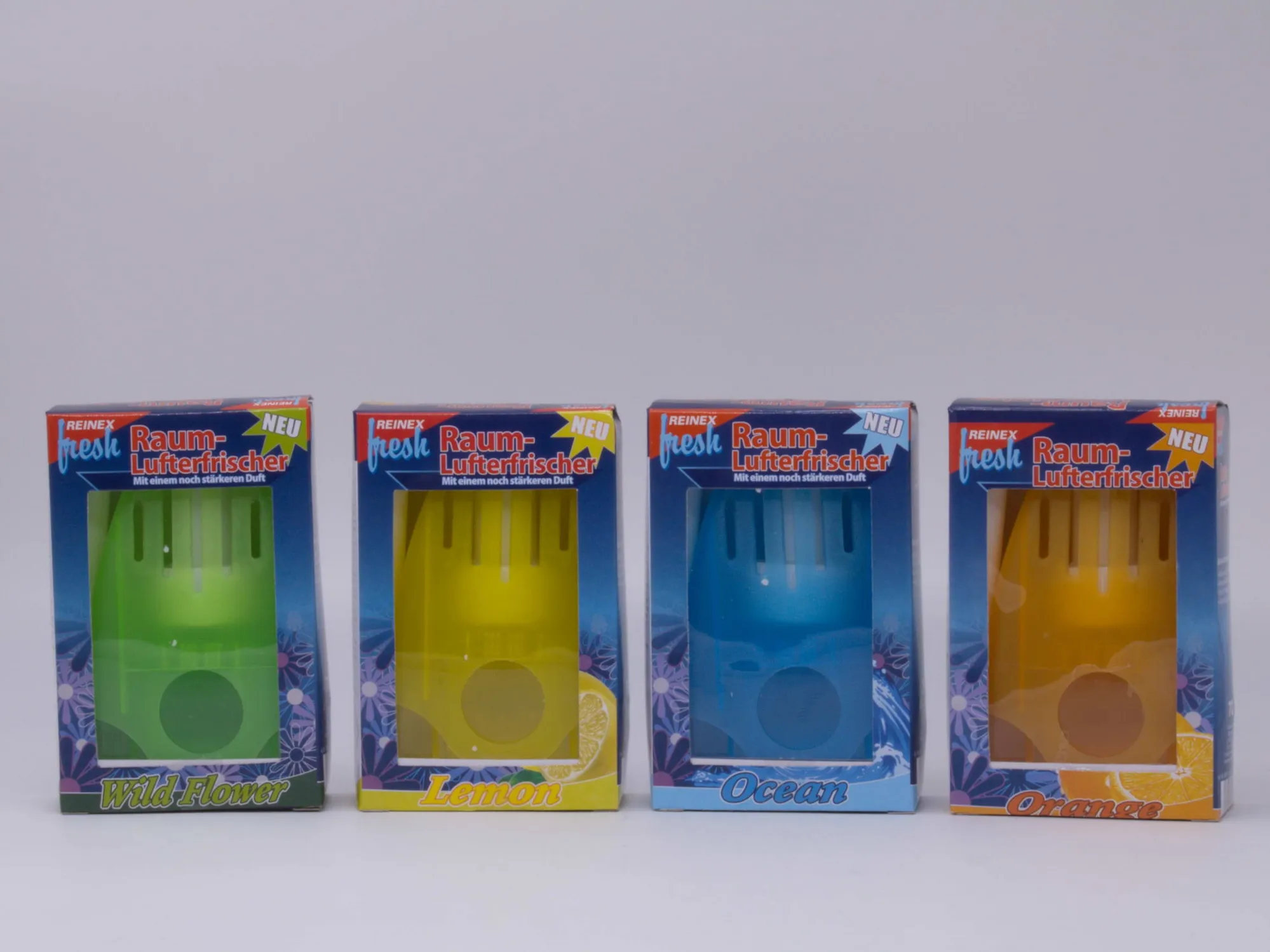 Raum-Lufterfrischer 75 ml 4-fach sortiert Raum-Lufterfrischer 75 ml 4-fach sortiert