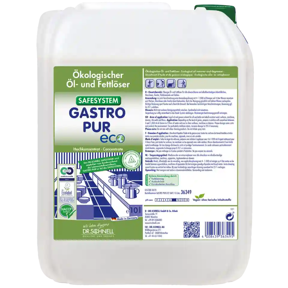 GASTRO PUR ECO Kanister SAFE 10 Liter