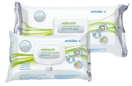 Schülke mikrozid universal wipes Desinfektionstücher premium Schülke mikrozid universal wipes Desinfektionstücher premium