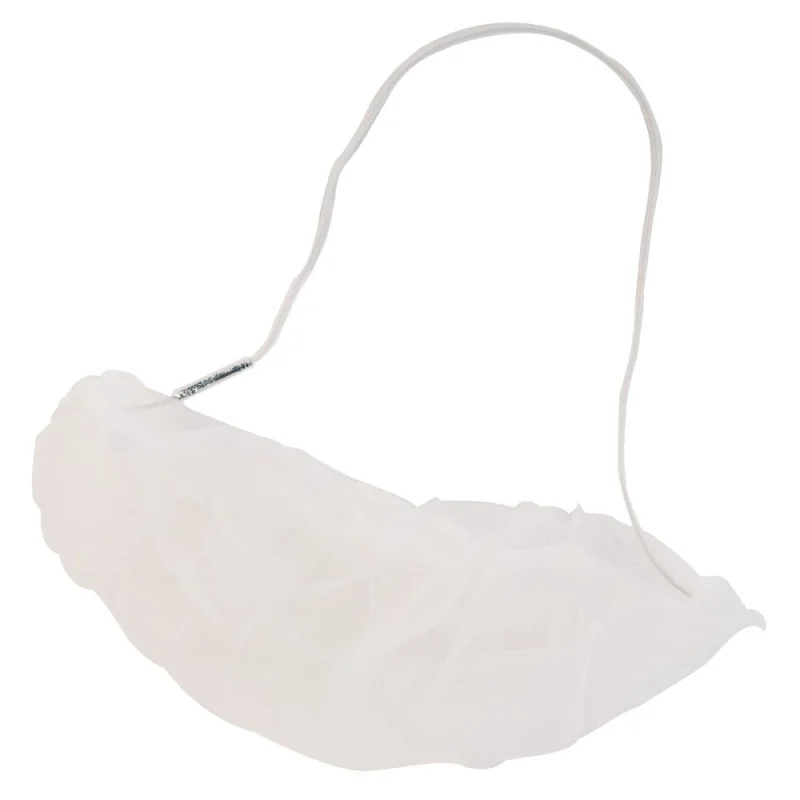 Bartschutz aus Vlies, weiß, 40 x 25 cm Bartschutz aus Vlies, weiß, 40 x 25 cm