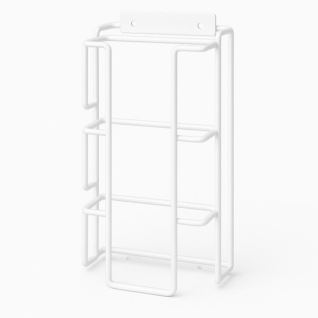 Handschuhbox-Halterung weiß, dreifach - für 100er Box