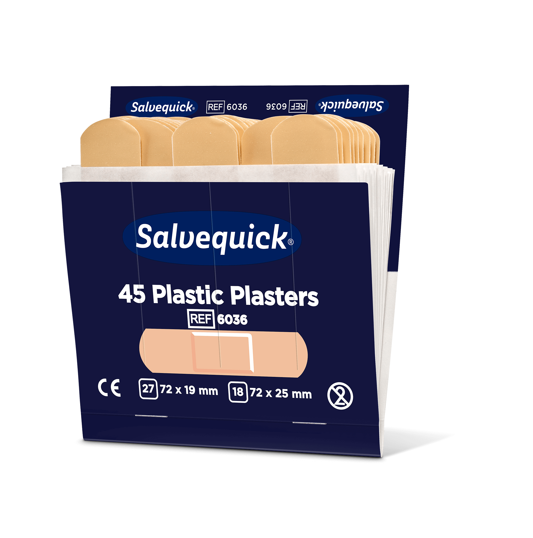 Salvequick wasserabweisende Pflaster / Nachfüllpackung