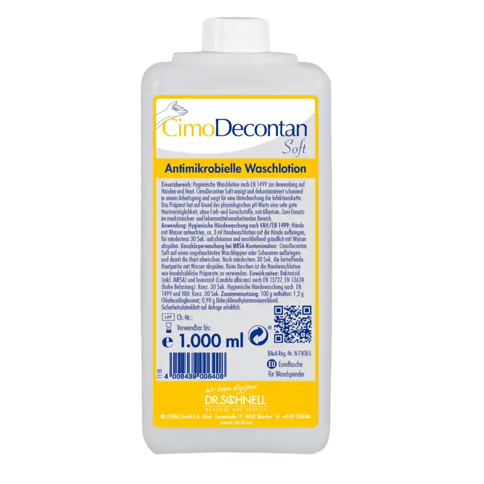 CIMODECONTAN SOFT Antimikrobielle Waschlotion für Hände und Körper CIMODECONTAN SOFT Antimikrobielle Waschlotion für Hände und Körper