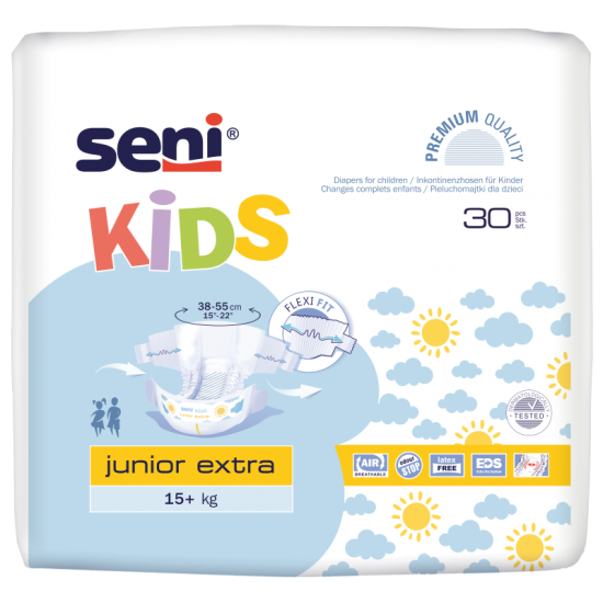 Seni Kids Junior Inkontinenzslips für Kinder Extra 30 Stück