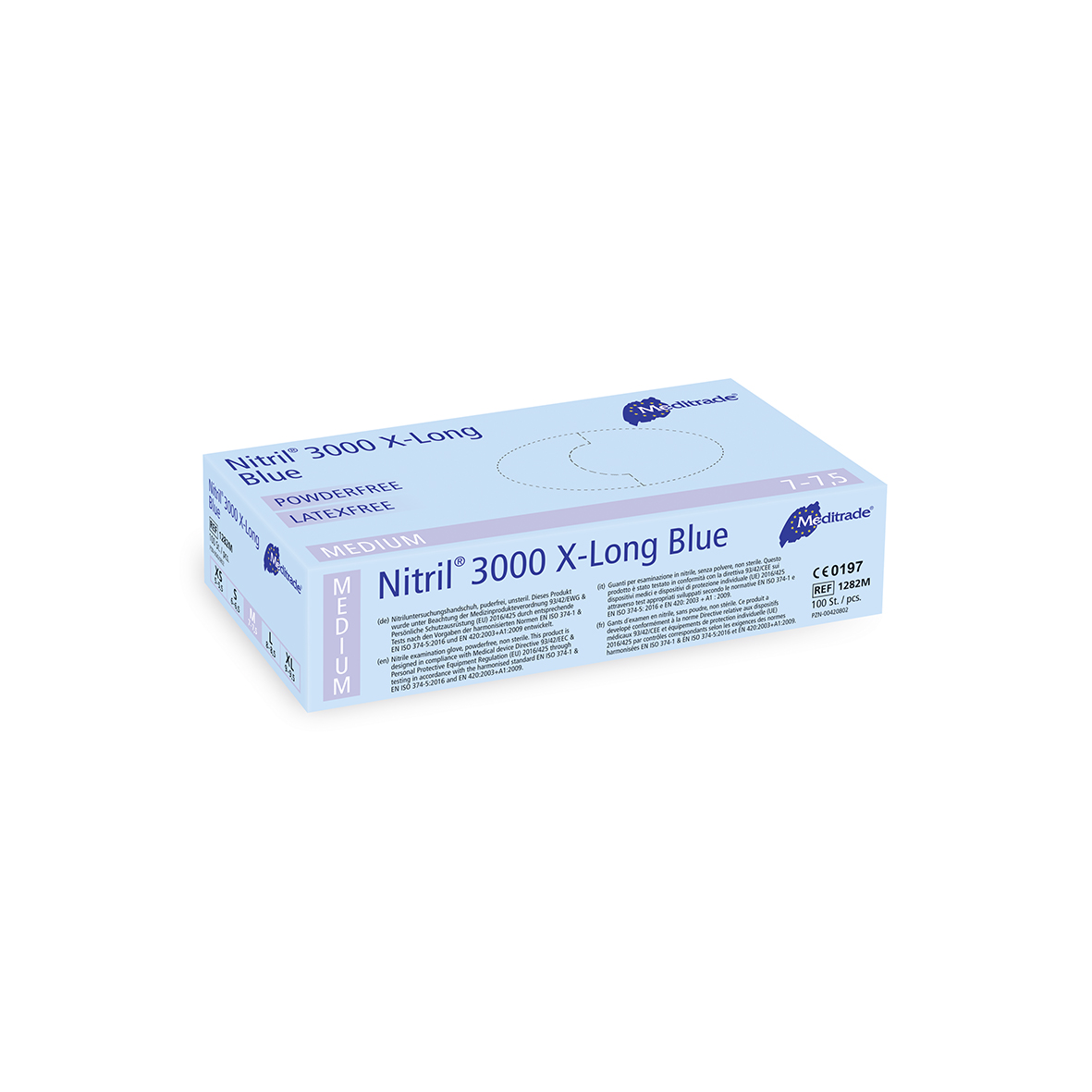 Nitril® 3000 X-Long Blue, Untersuchungs- und Schutzhandschuh