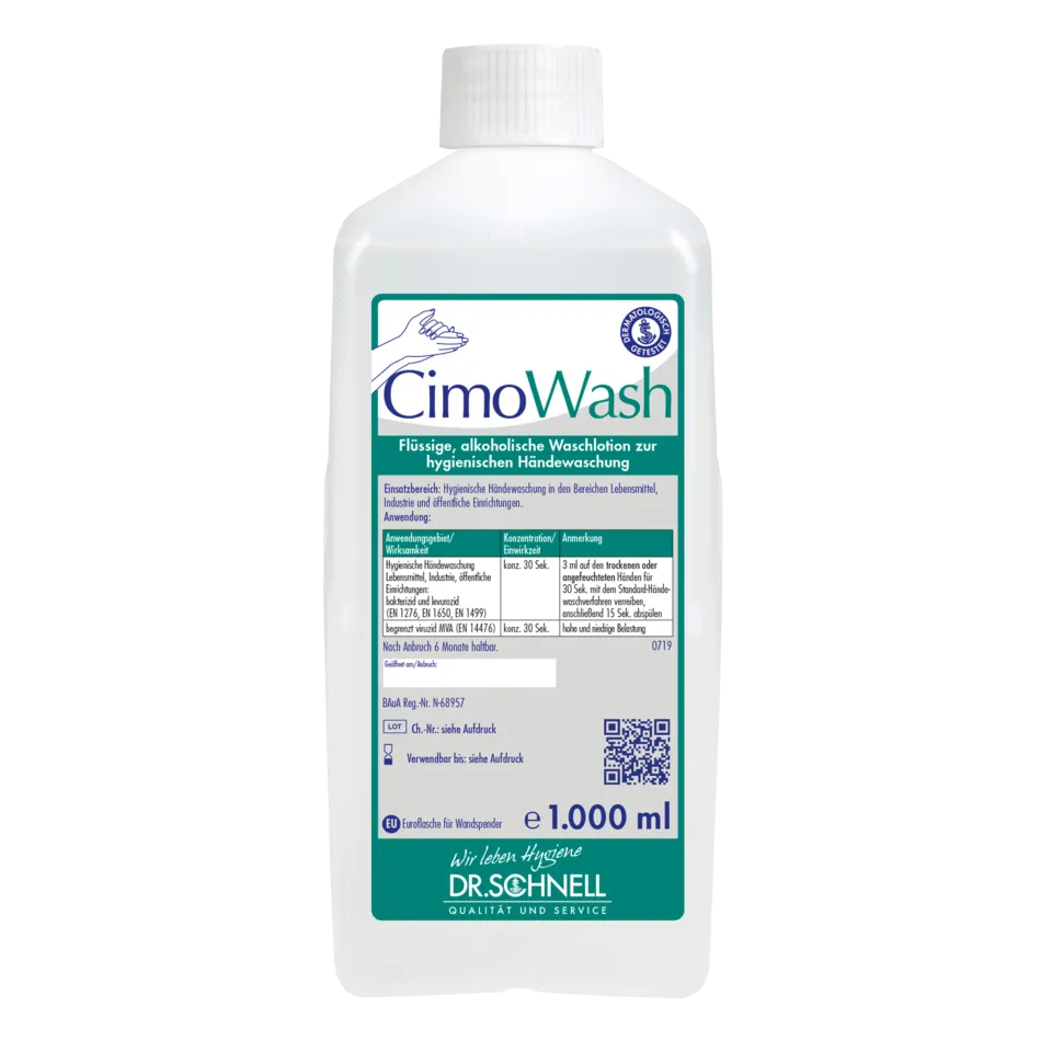 CIMOWASH Desinfizierende Reinigung zur hygienischen Händewaschung CIMOWASH Desinfizierende Reinigung zur hygienischen Händewaschung