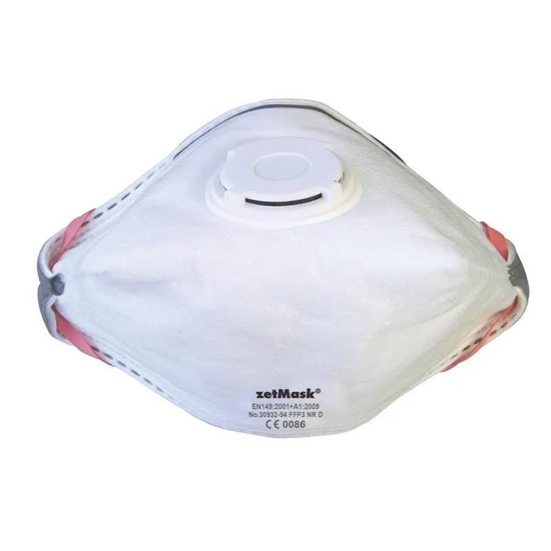 Feinstaubfiltermaske mit Ausatemventil FFP3 NR D, gefaltet