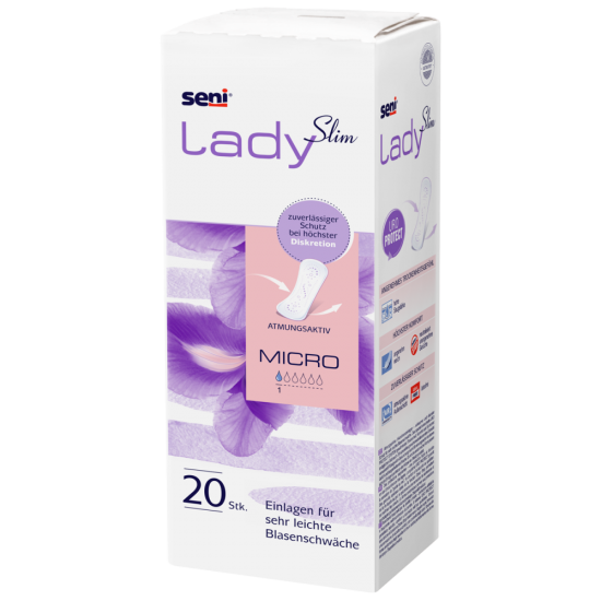 Seni Lady anatomische Inkontinenzeinlage Slim Micro für Frauen 20 Stück