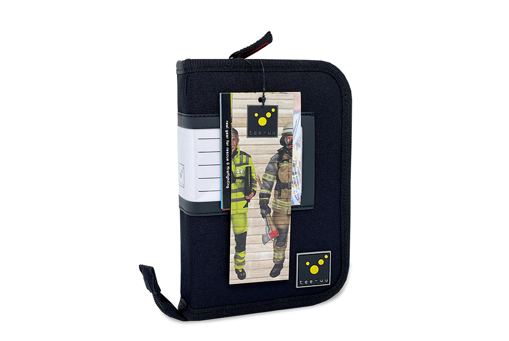 Schlüsselmappe für 10 Schlüssel, rot,  20,5 x 14 x 4 cm