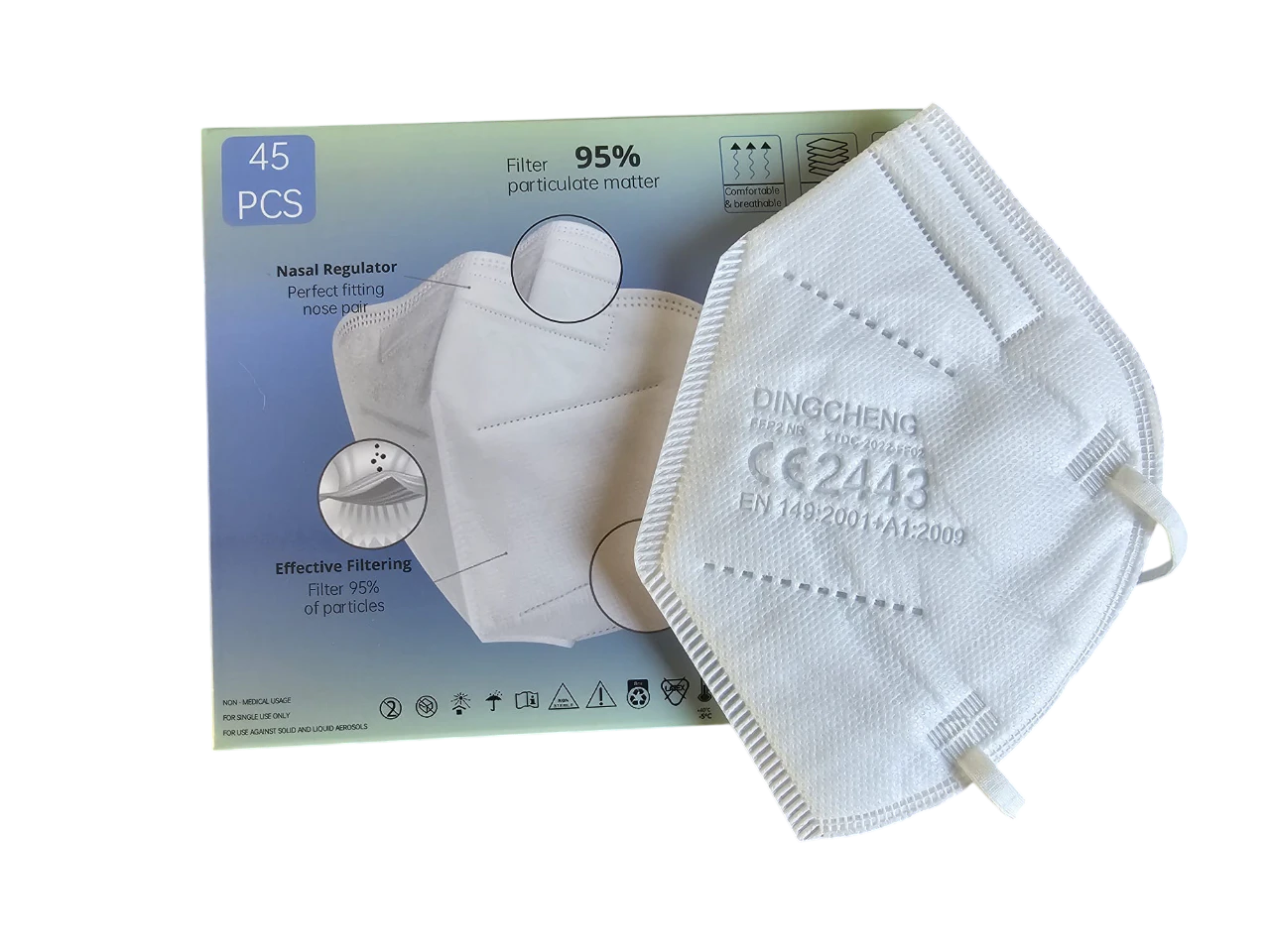 FFP2 NR Atemschutzmaske - MHD 09.2028