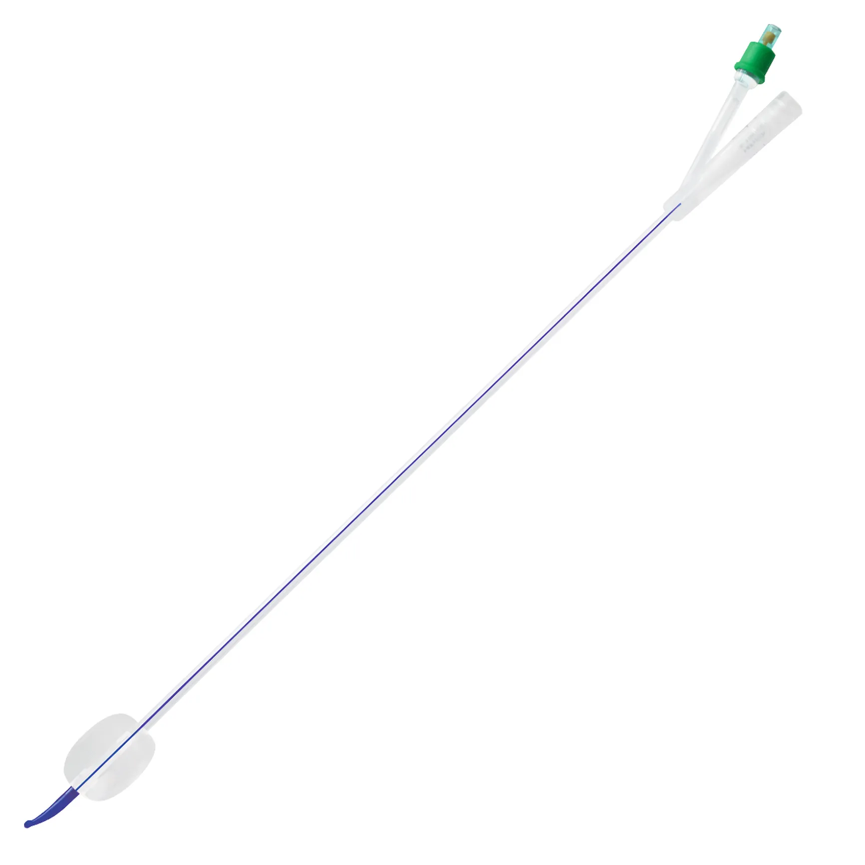 CAREFLOW Trans. 2-Weg S.b.katheter Tiemannspitze CH12