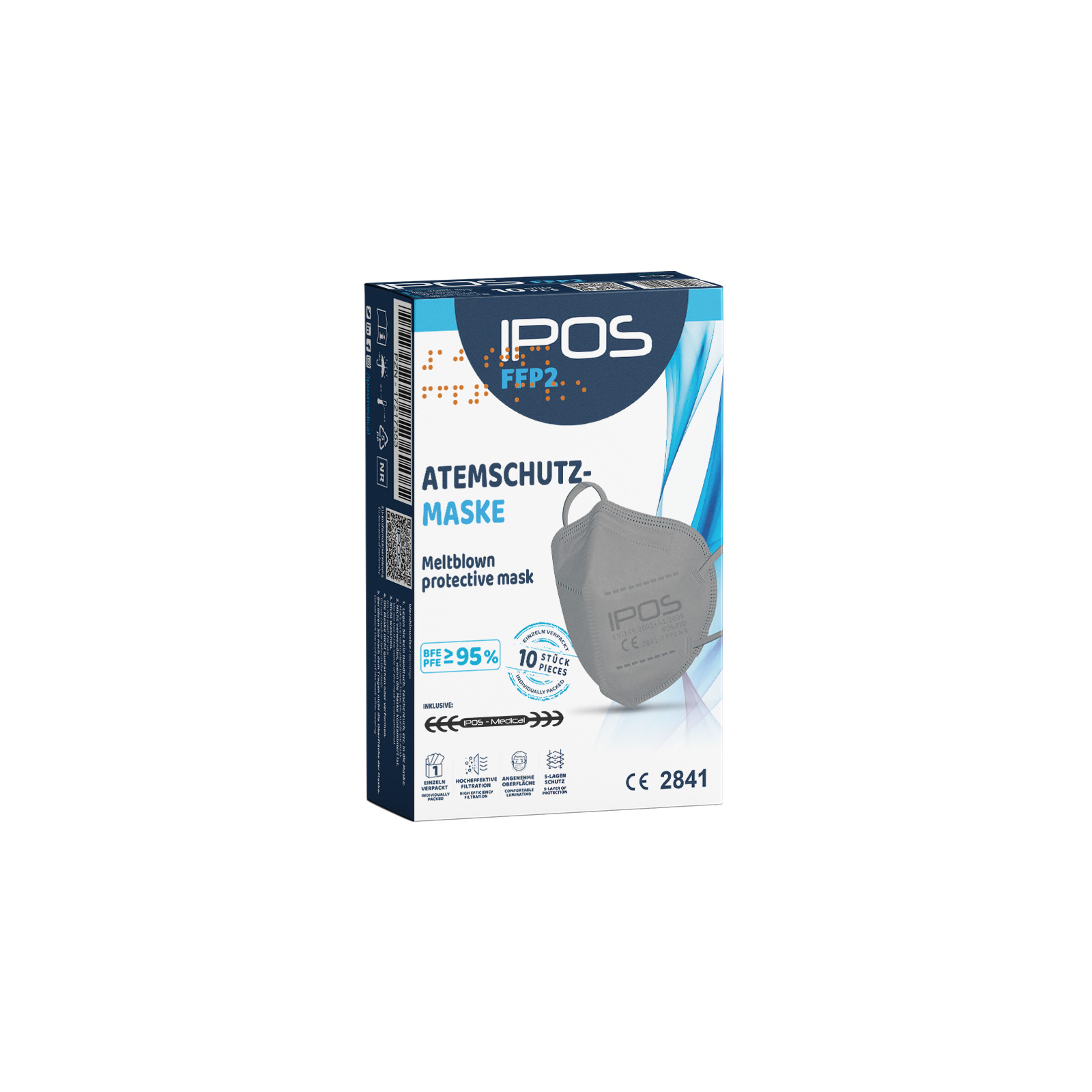 IPOS FFP2 Maske Grau
