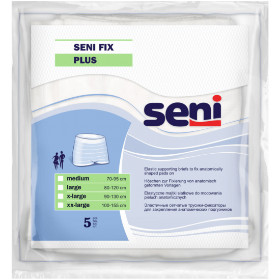 Seni Fix Plus elastische Höschen zur Fixierung von Inkontinenz- und Vliesvorlagen 5 Stück