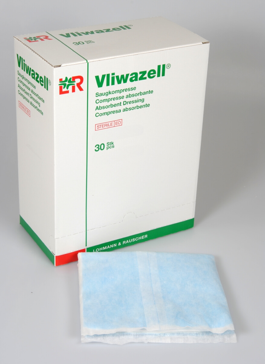 Vliwazell® Saugkompresse 30 Stück steril 20 cm x 25 cm