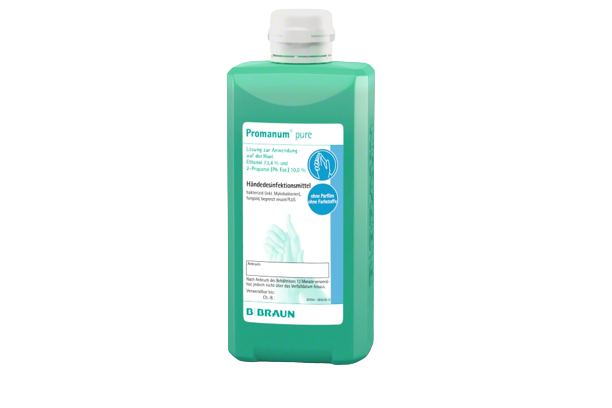 Promanum® Pure Händedesinfektionsmittel 500 ml-Spenderflasche