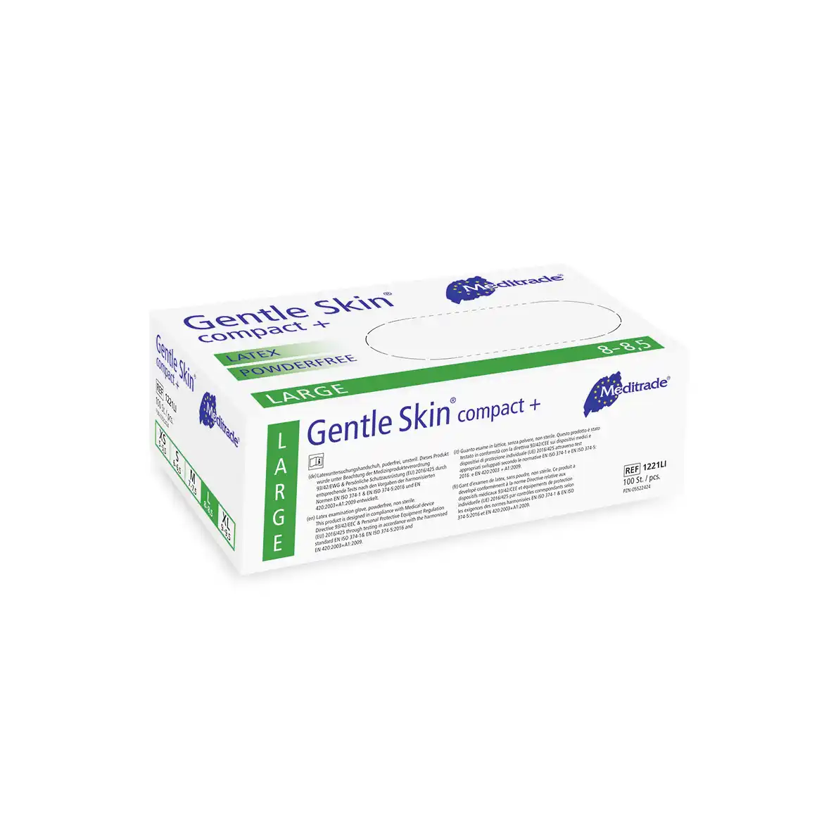 Meditrade Gentle Skin® compact+  Latexhandschuh Meditrade Gentle Skin® compact+  Latexhandschuh