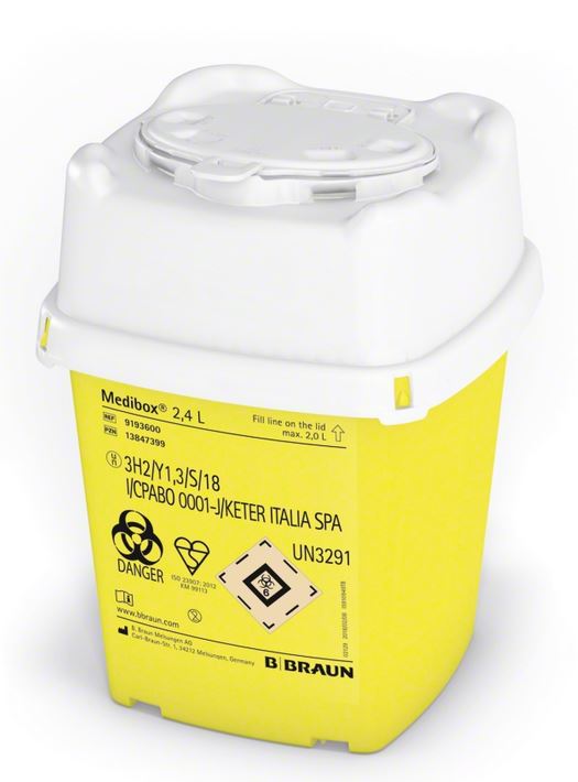 Medibox® 2,4 Liter Entsorgungsbehälter