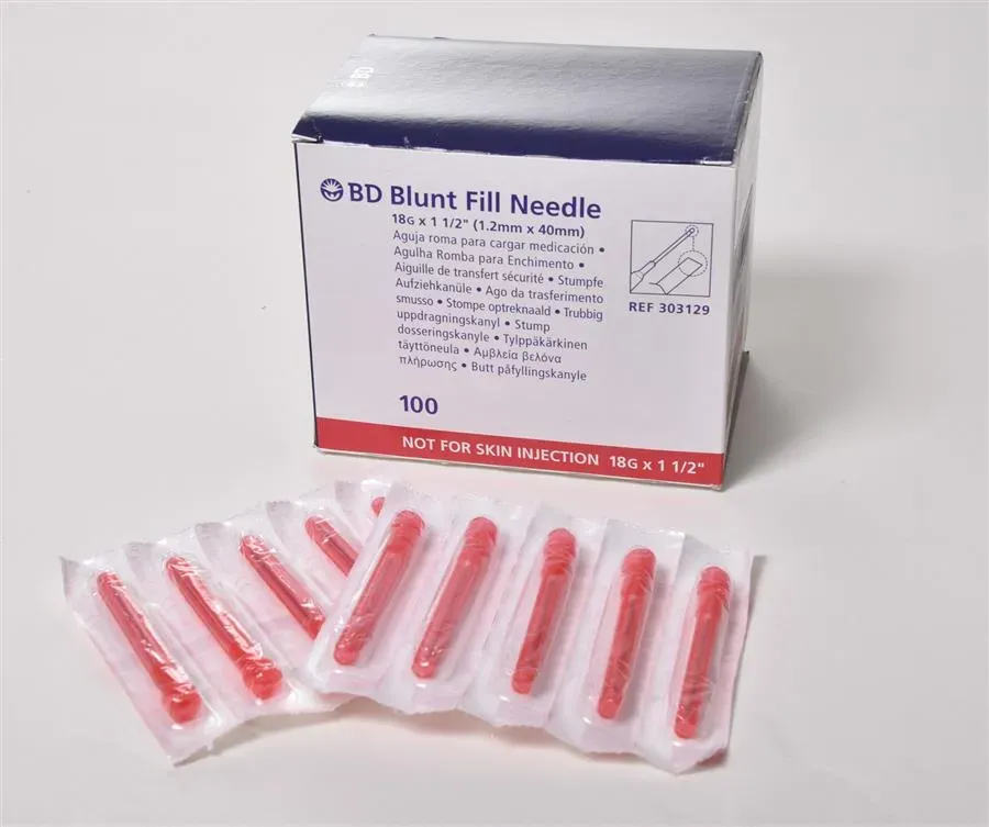 BD Blunt Fill Kanüle 18G 1 1/2" / 100 Kanüle