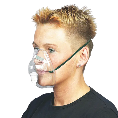 Sauerstoffmaske DCT für Erwachsene mit Ohrbändern+Clip,ohne V.-Schlauch