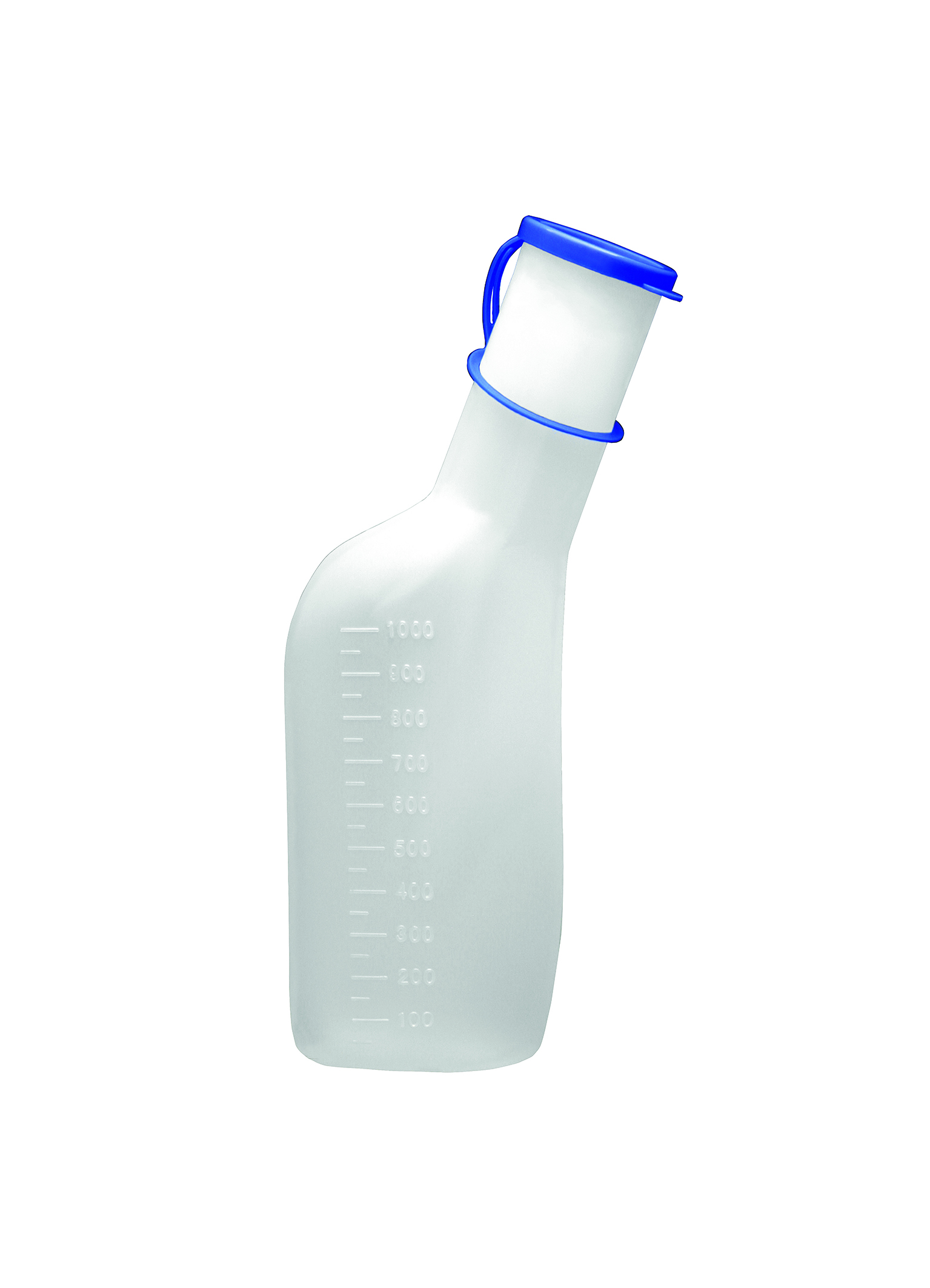 Urinflasche für Männer 1 Liter - milchig