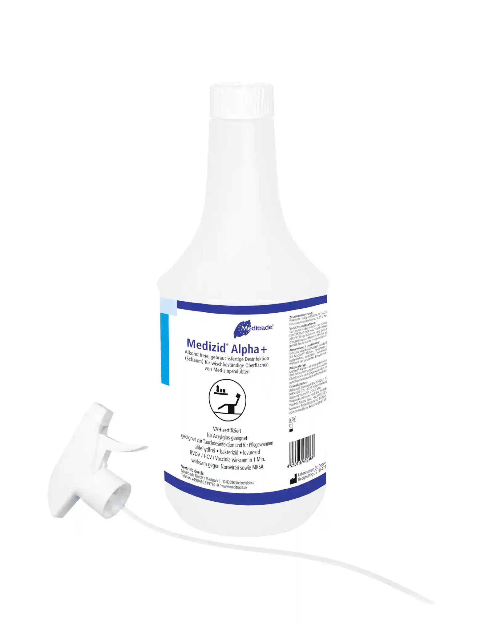 Medizid® Alpha+, alkoholfreie Schaumdesinfektion, 1 L Medizid® Alpha+, alkoholfreie Schaumdesinfektion, 1 L