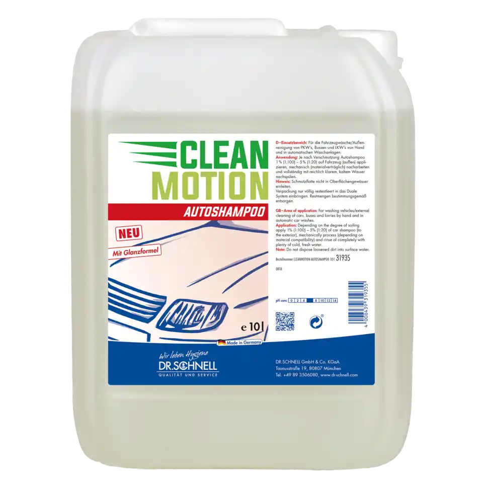 CLEANMOTION AUTOSHAMPOO Kanister 10 Liter