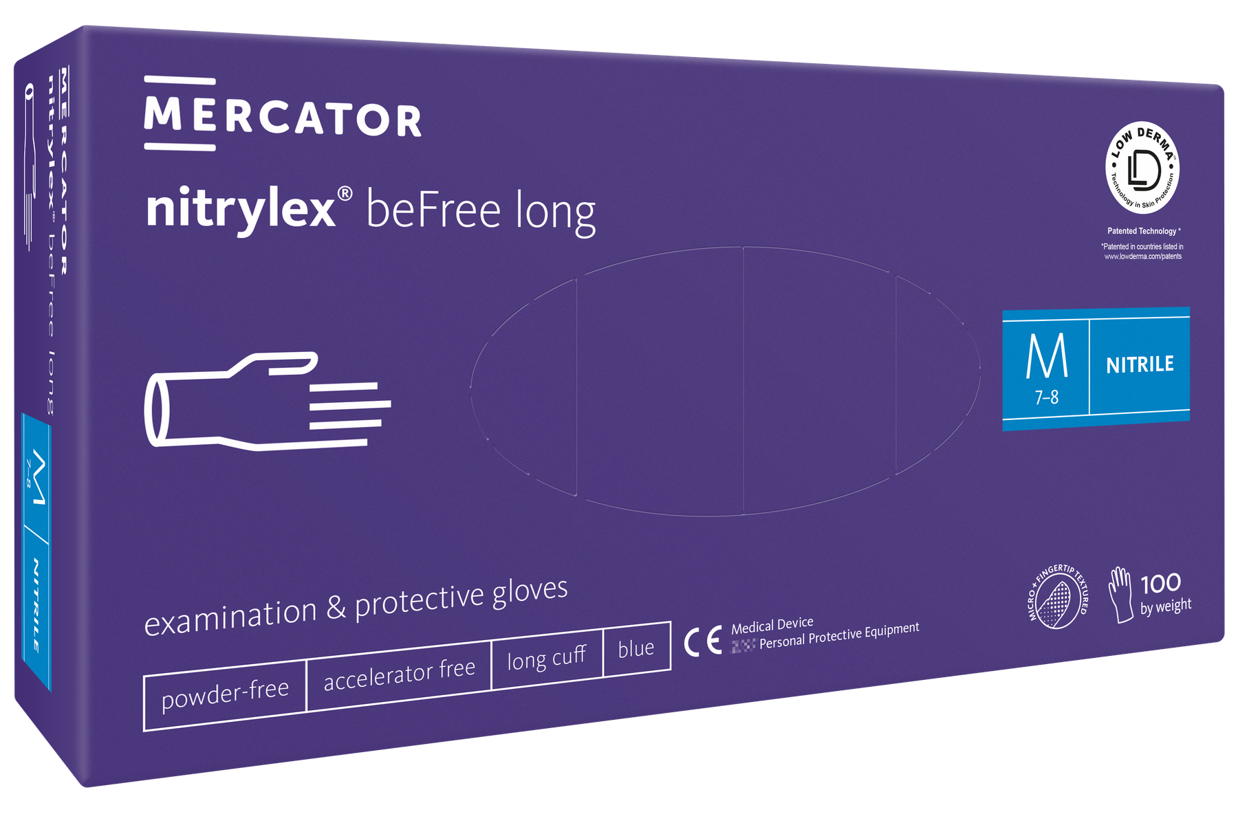 Mercator nitrylex® beFree long Gr. M