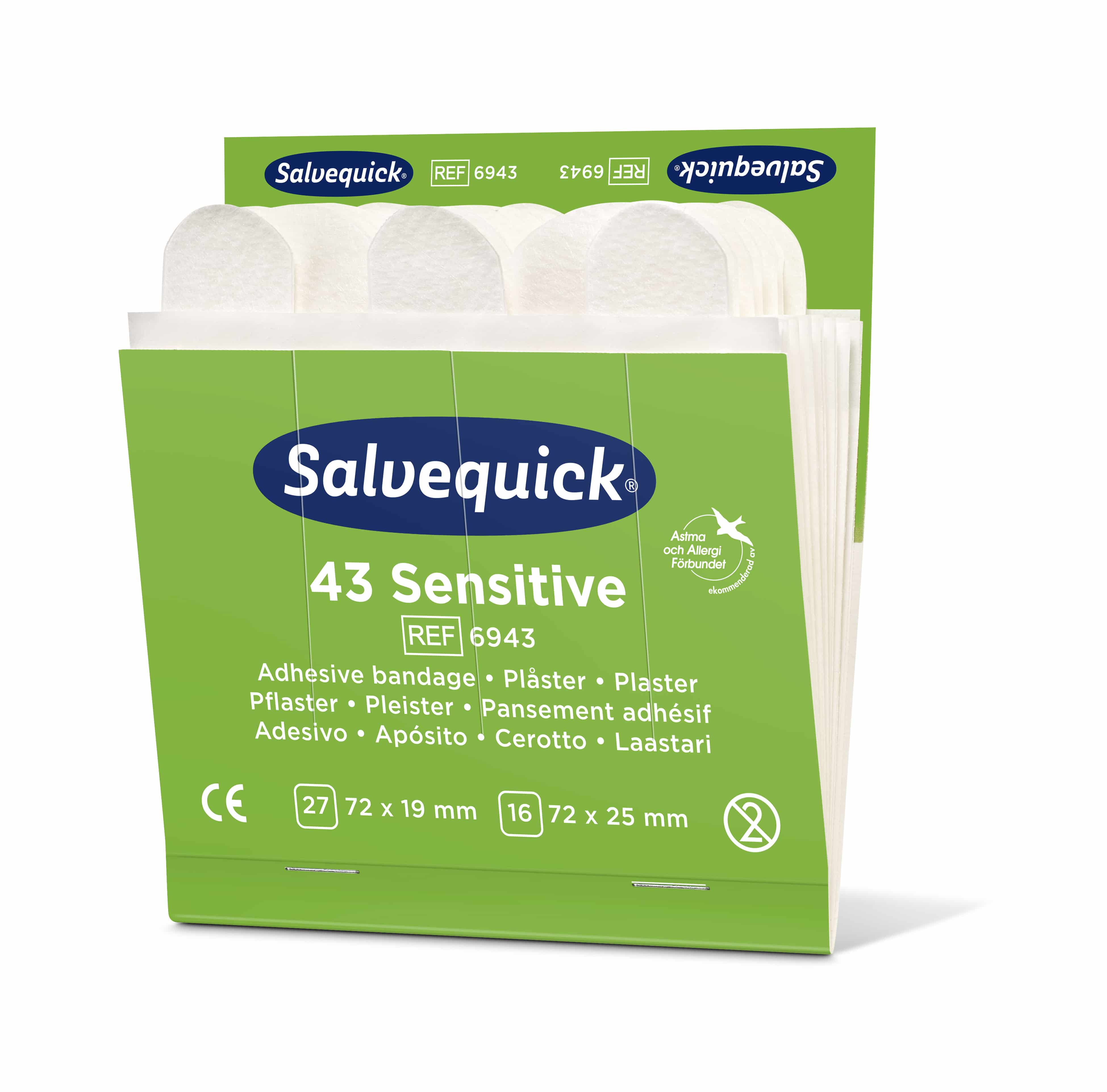 Salvequick Sensitive Pflaster / Nachfüllpackung