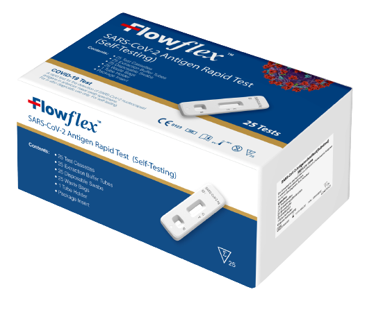 Acon Flowflex Selbsttest mit CE0123 25er Pack