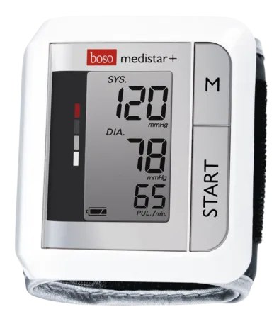 Boso medistar + das Handgelenk-Blutdruckmessgerät Boso medistar + das Handgelenk-Blutdruckmessgerät