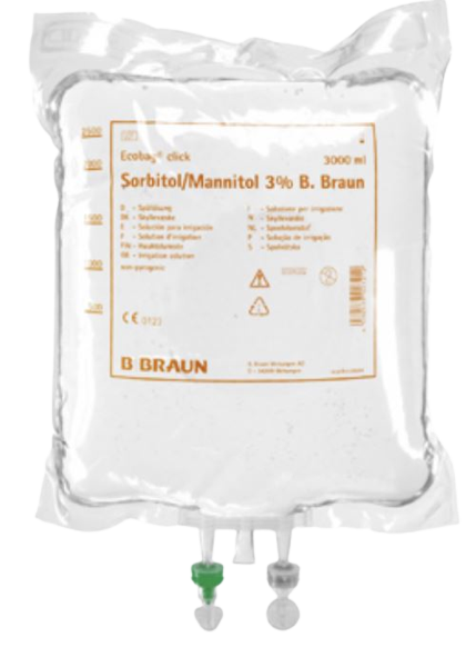 Sorbitol/Mannitol 3% B. Braun Ecobag CE Click