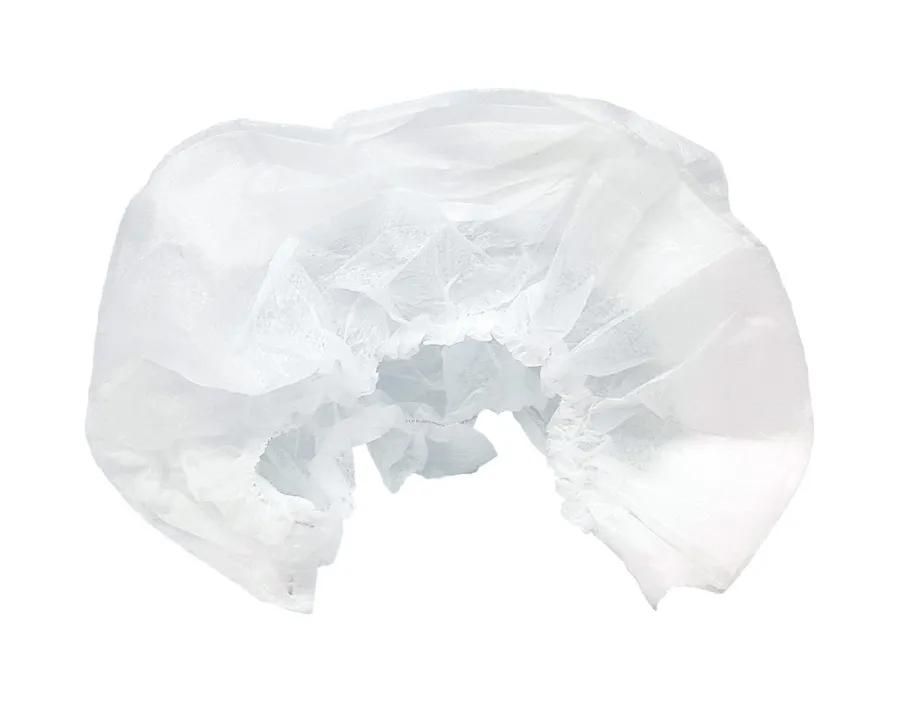 Einweg-Kopfschutzhauben weiß 200 Stück Vlies Einweg-Kopfschutzhauben weiß 200 Stück Vlies