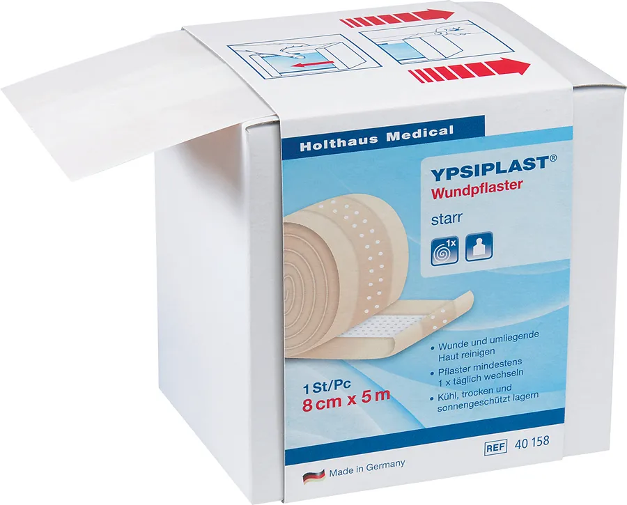 YPSIPLAST®  Wundpflaster starr 8 cm x 5 m YPSIPLAST®  Wundpflaster starr 8 cm x 5 m