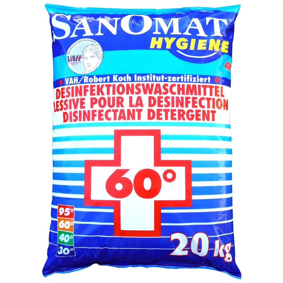 Sanomat Hygiene Desinfektionswaschmittel, 20 kg Sanomat Hygiene Desinfektionswaschmittel, 20 kg
