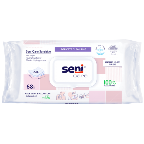 Seni Care Sensitive Feuchttücher 68 Stück Seni Care Sensitive Feuchttücher 68 Stück